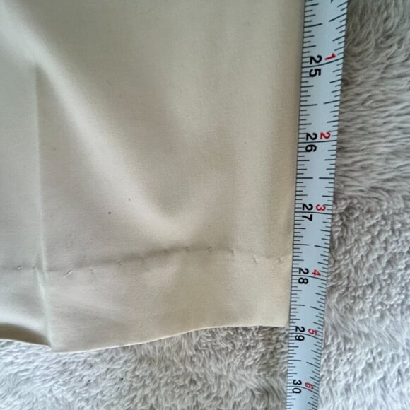 Tail Tech Womens Ivory Golf Pants High Rise Size 10, 32"x29" Custom Hemmed - Picture 12 of 13